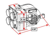 FIRESTORM COMPACT UNDERHOOD CAB HEATER