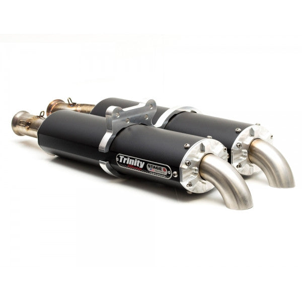Trinity Racing Exhaust Tips TRINITY RACING DUAL SLIP-ON EXHAUST SYSTEM - WILDCAT 1000/X/4 – AnythingUTV